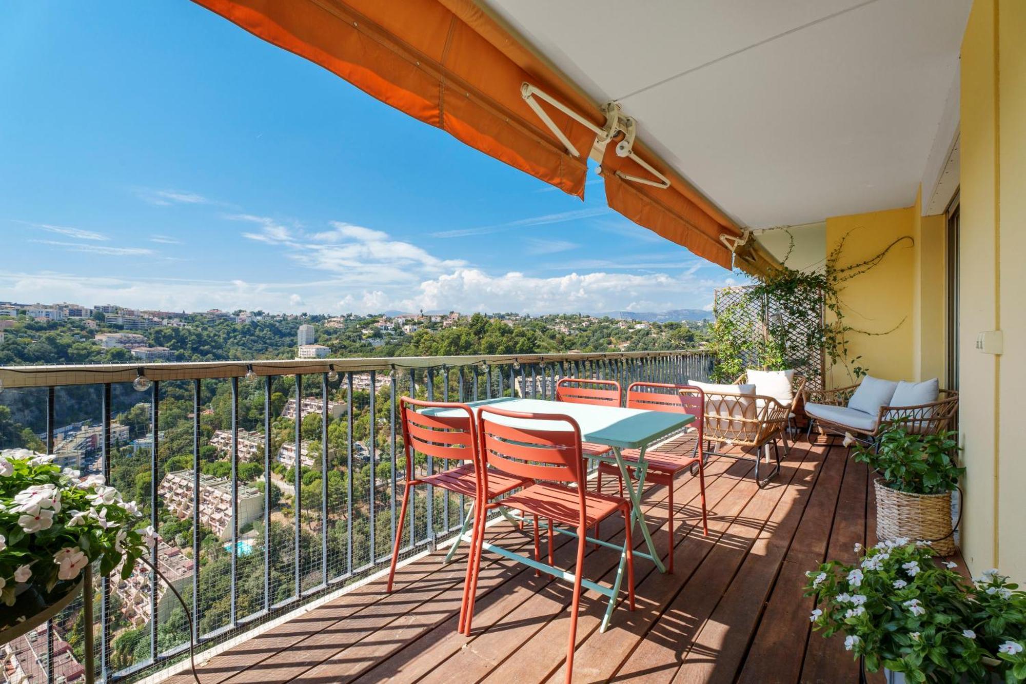 Renting - Abbaye - Luxury Penthouse Sea View Pool Tennis Parking Apartment Nizza